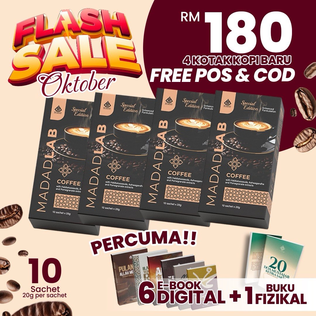 Pakej 2: 4 Kotak Kopi Baru RM180