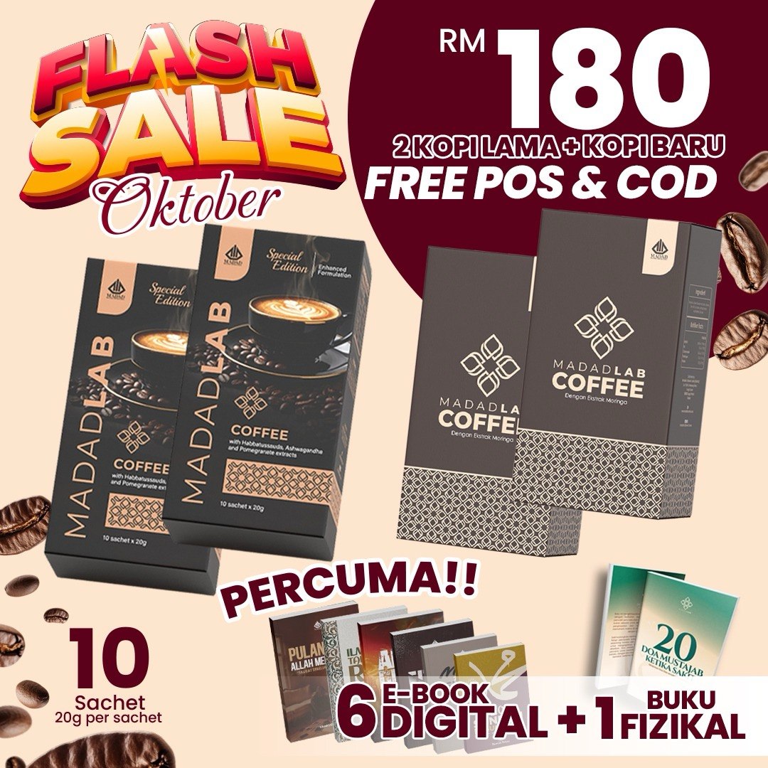 Pakej 4: 2 Kotak Kopi Lama + 2 Kotak Kopi Baru RM180